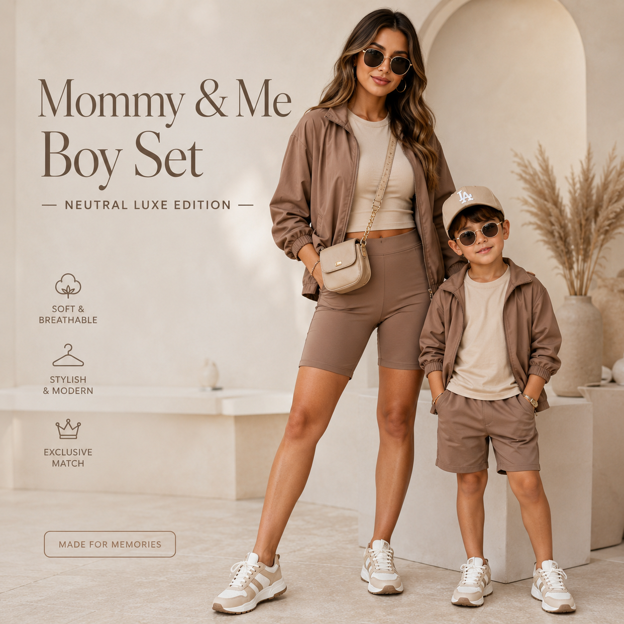 Mini Boss Mommy & Me Boy Summer Set — Mom