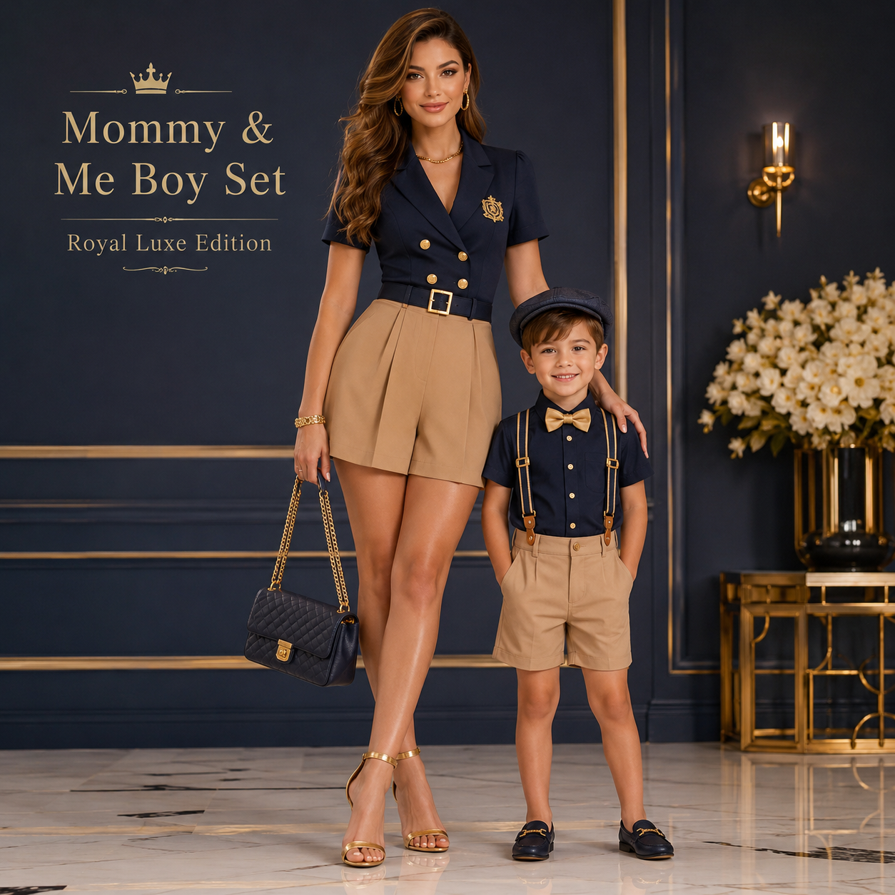 Mini Boss Mommy & Me Boy Summer Set — Mini