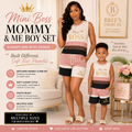 Mini Boss Mommy & Me Boy Summer Set — Mom