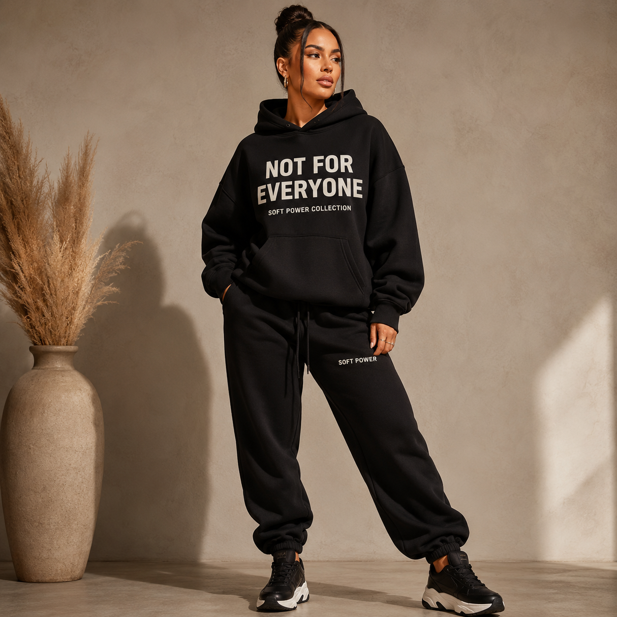 “Not For Everyone” Statement Hoodie – Soft Power Collection