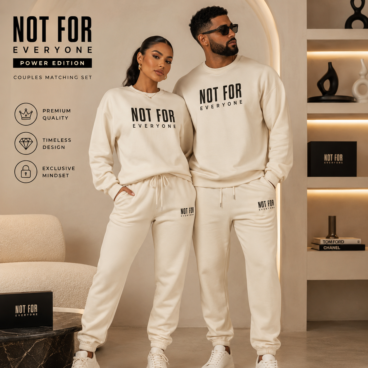 “Not For Everyone” Couples Matching Set – Power Edition