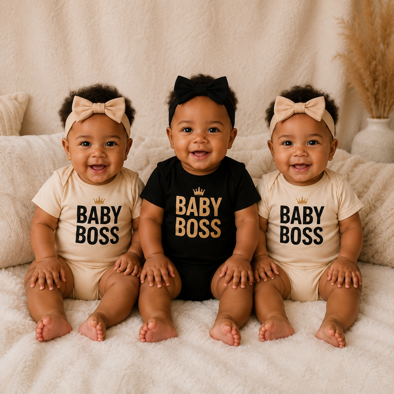 Baby Boss Onesie Set