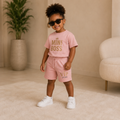 Mini Boss Luxe Shorts Set